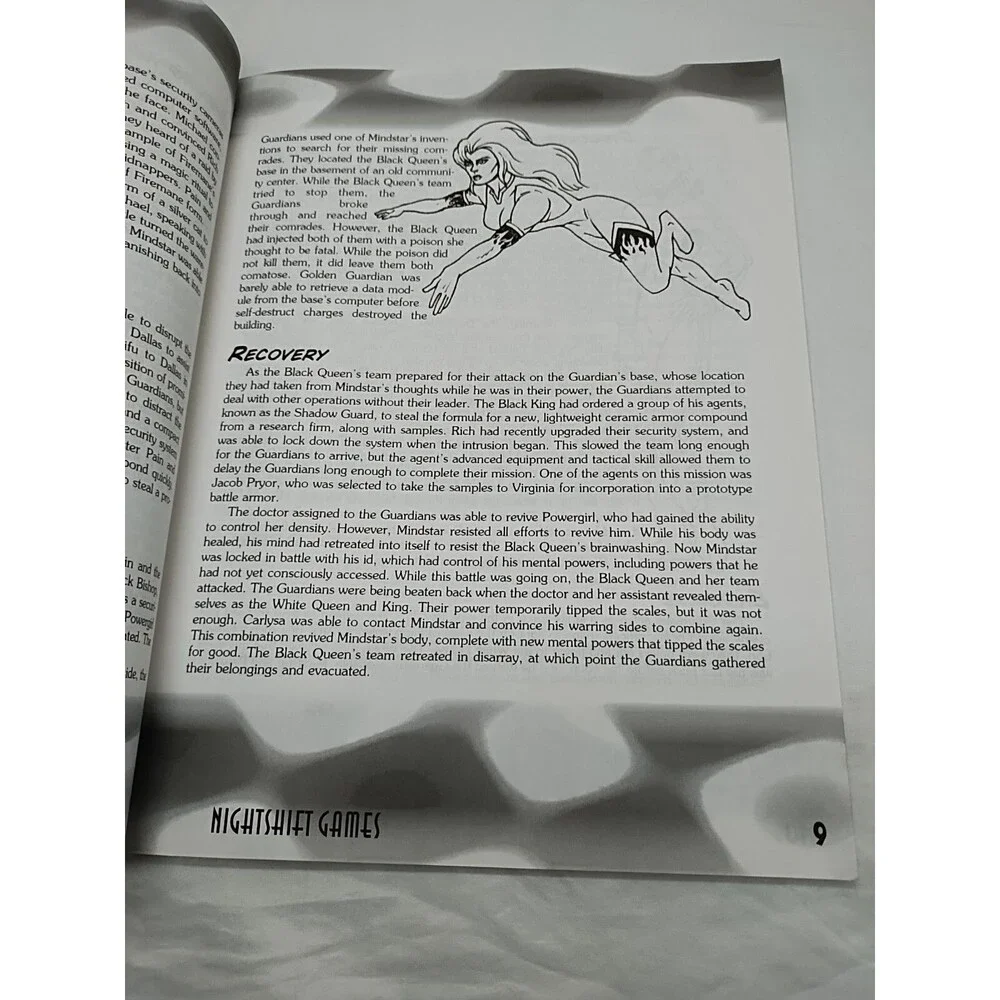 The Foundation A World In Black And White Superhero RPG Book